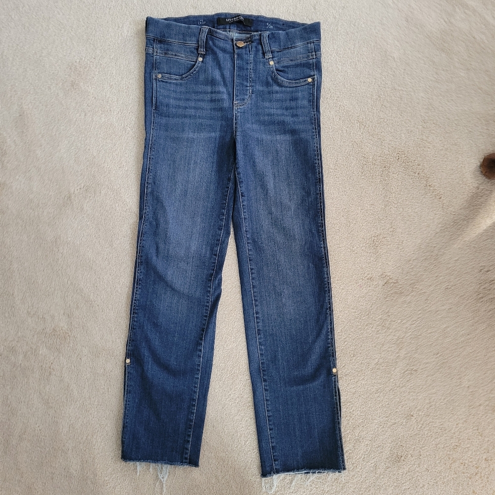 Liverpool Dark Blue Straight Leg Jeans